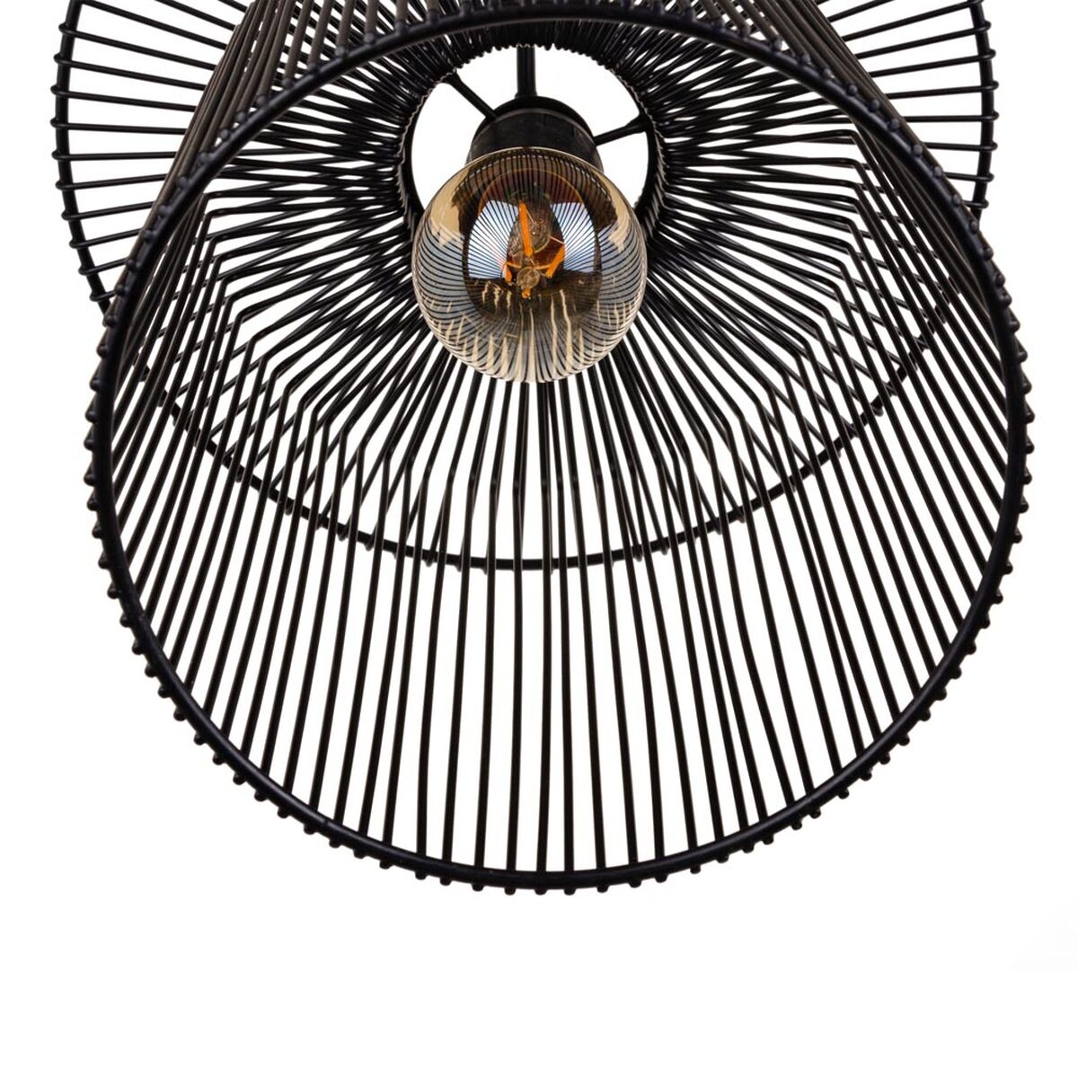 Taklampa 27 x 27 x 30,5 cm Svart Järn Ø 27 cm - 3