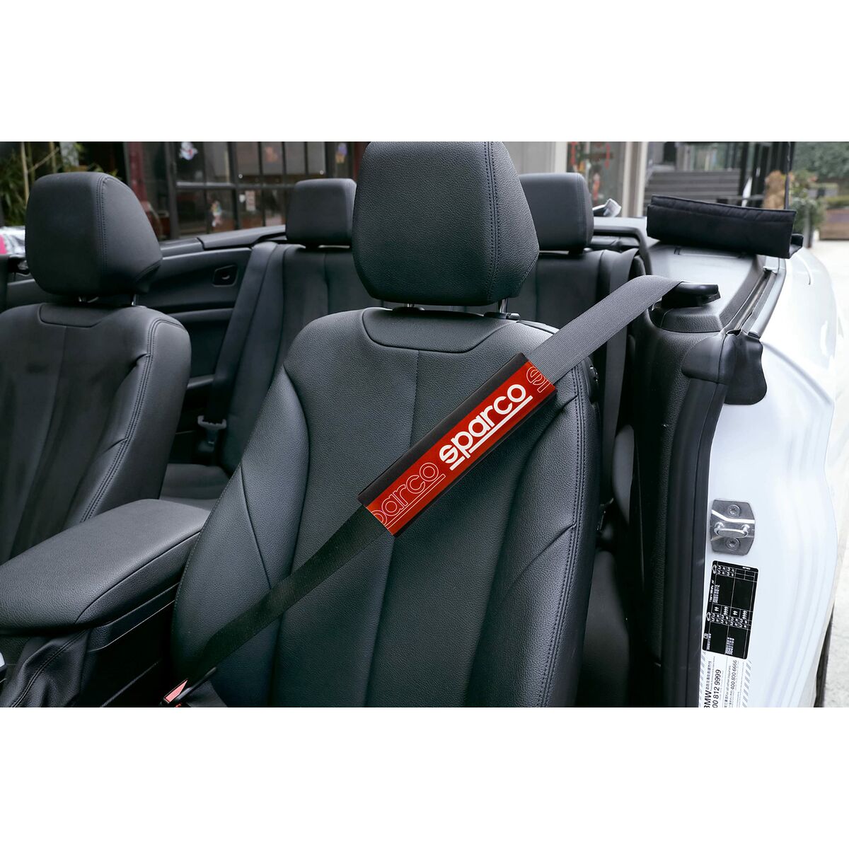 Dynor för säkerhetsbälte Sparco SPC1208RD Röd (2 antal) - 3