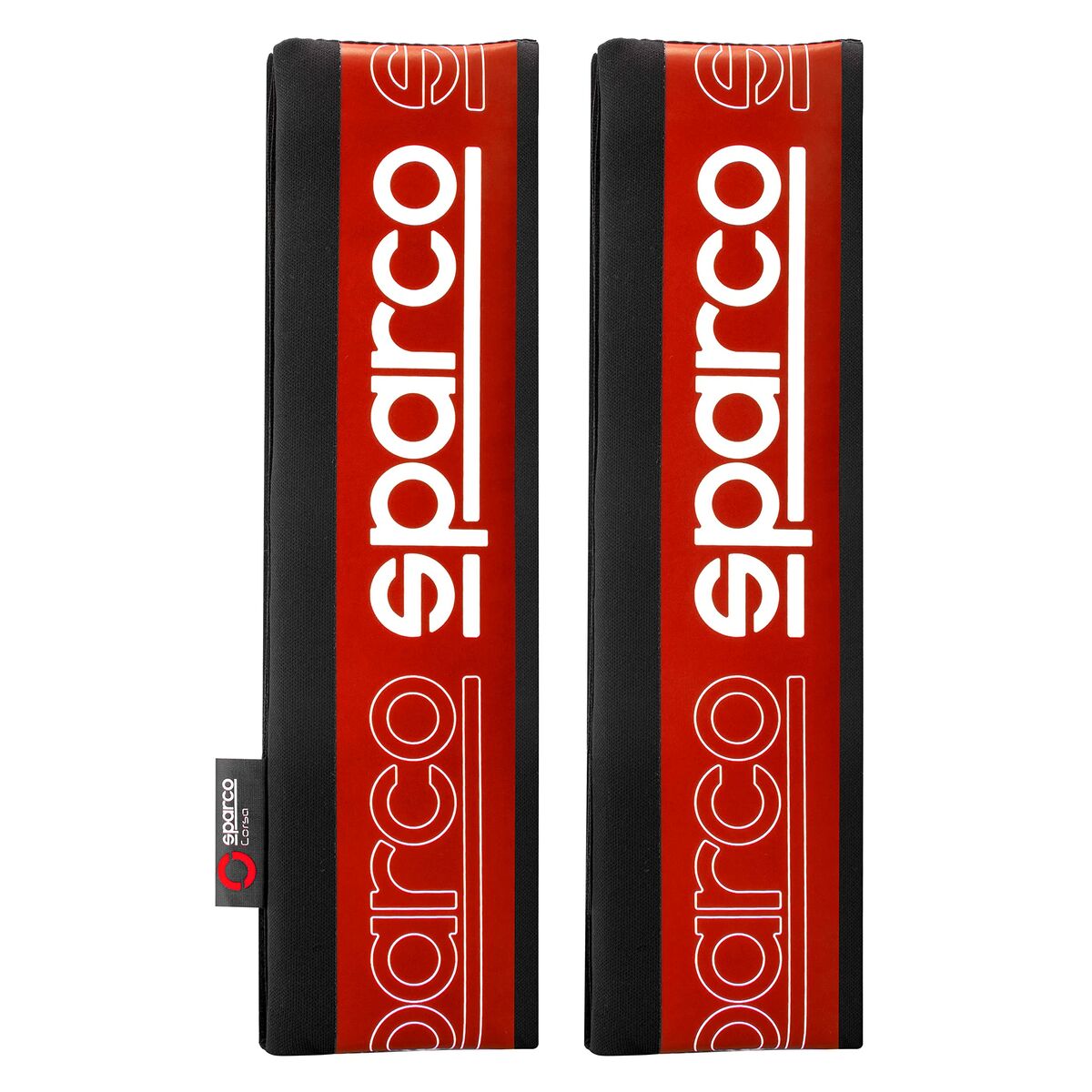 Dynor för säkerhetsbälte Sparco SPC1208RD Röd (2 antal) - 5