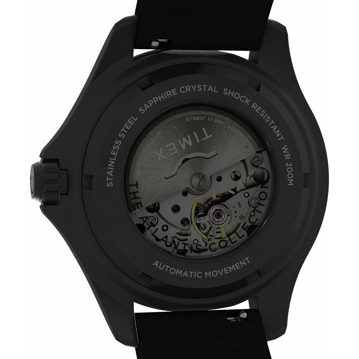 Herrklocka Timex DEEP WATER TIBURON AUTOMATIC Svart (Ø 44 mm) - 2