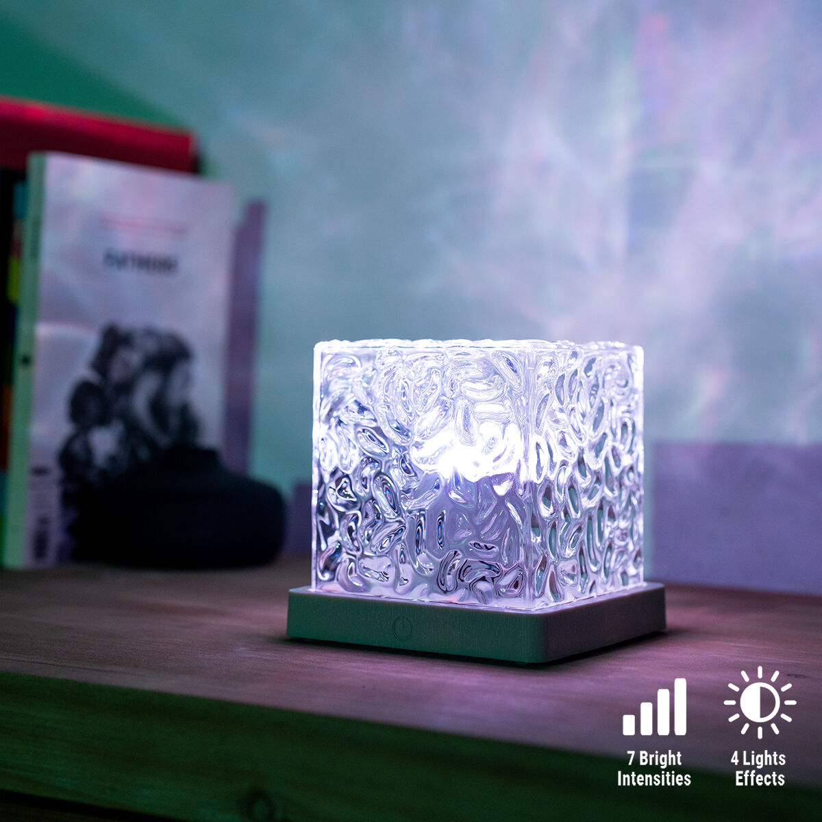 Uppladdningsbar LED-norrskensprojektor Boralamp InnovaGoods - 6