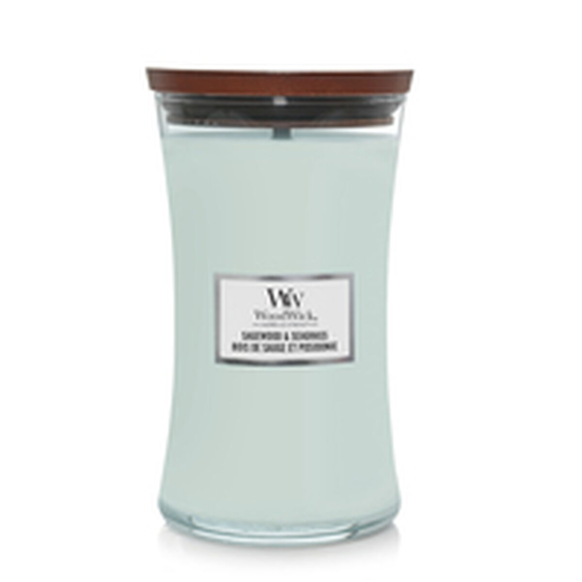 Doftljus Woodwick Sagewood & Seagrass 610 g - 2