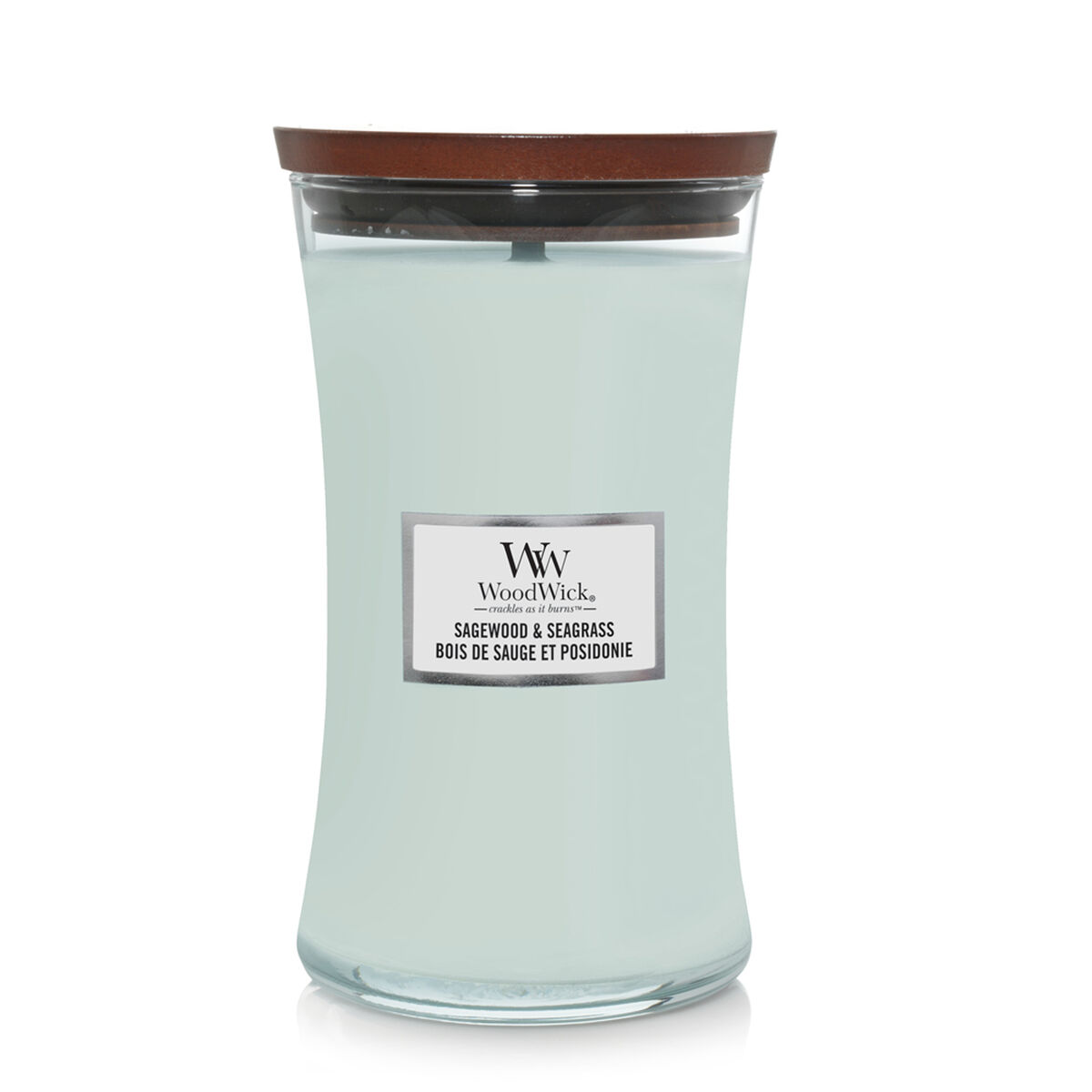Doftljus Woodwick Sagewood & Seagrass 610 g