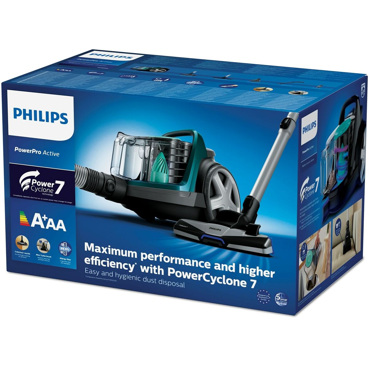 Påsfri Dammsugare Philips FC9555/09 Grön 900 W - 2