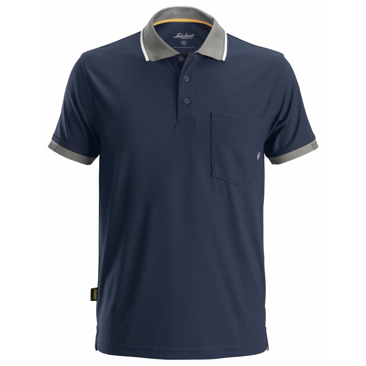 Polotröja kortärmad Herr Snickers Workwear 2724 Polo AllroundWork Technology 37.5® Marinblå - 2