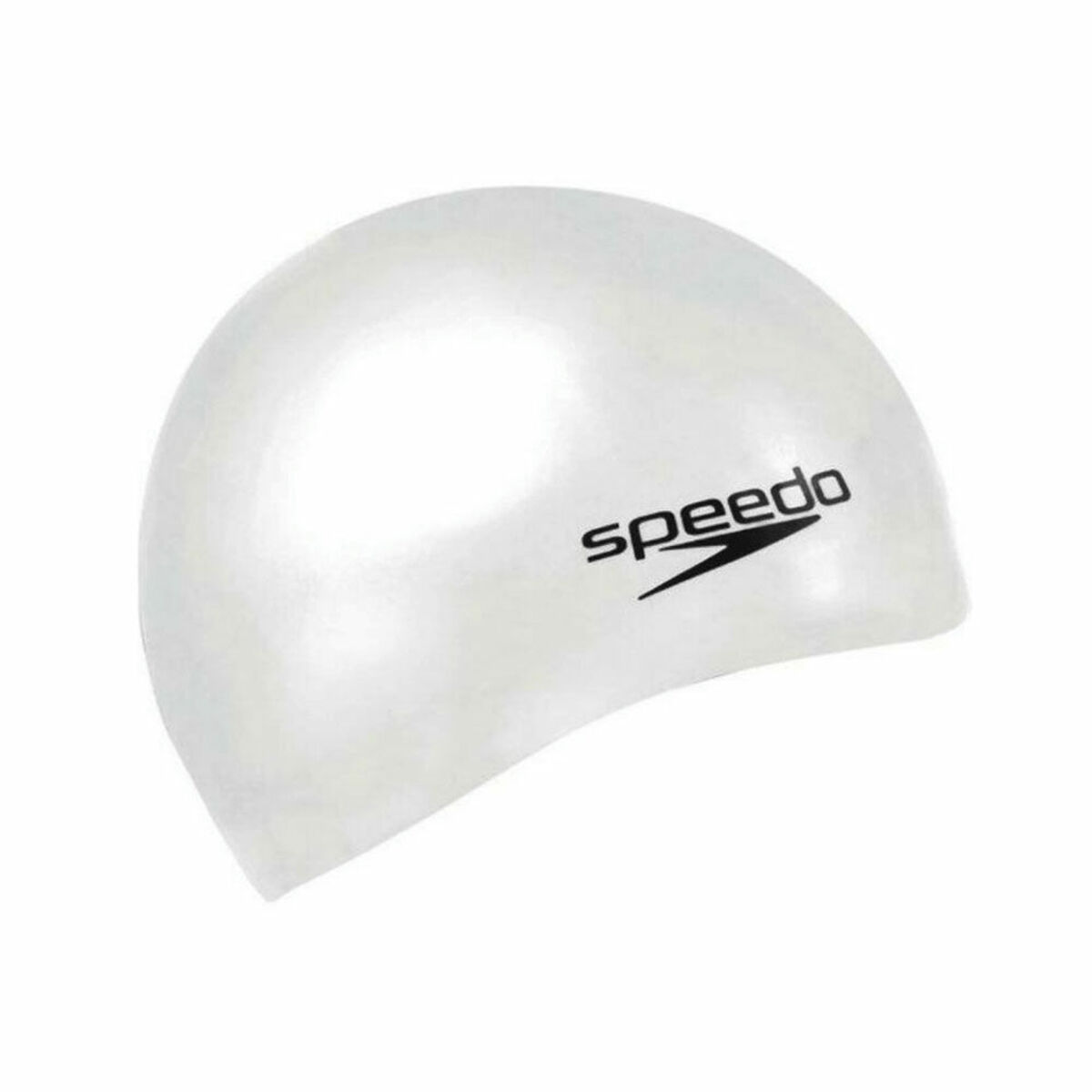 Badmössa Speedo PLAIN FLAT Vit Silikon - 2