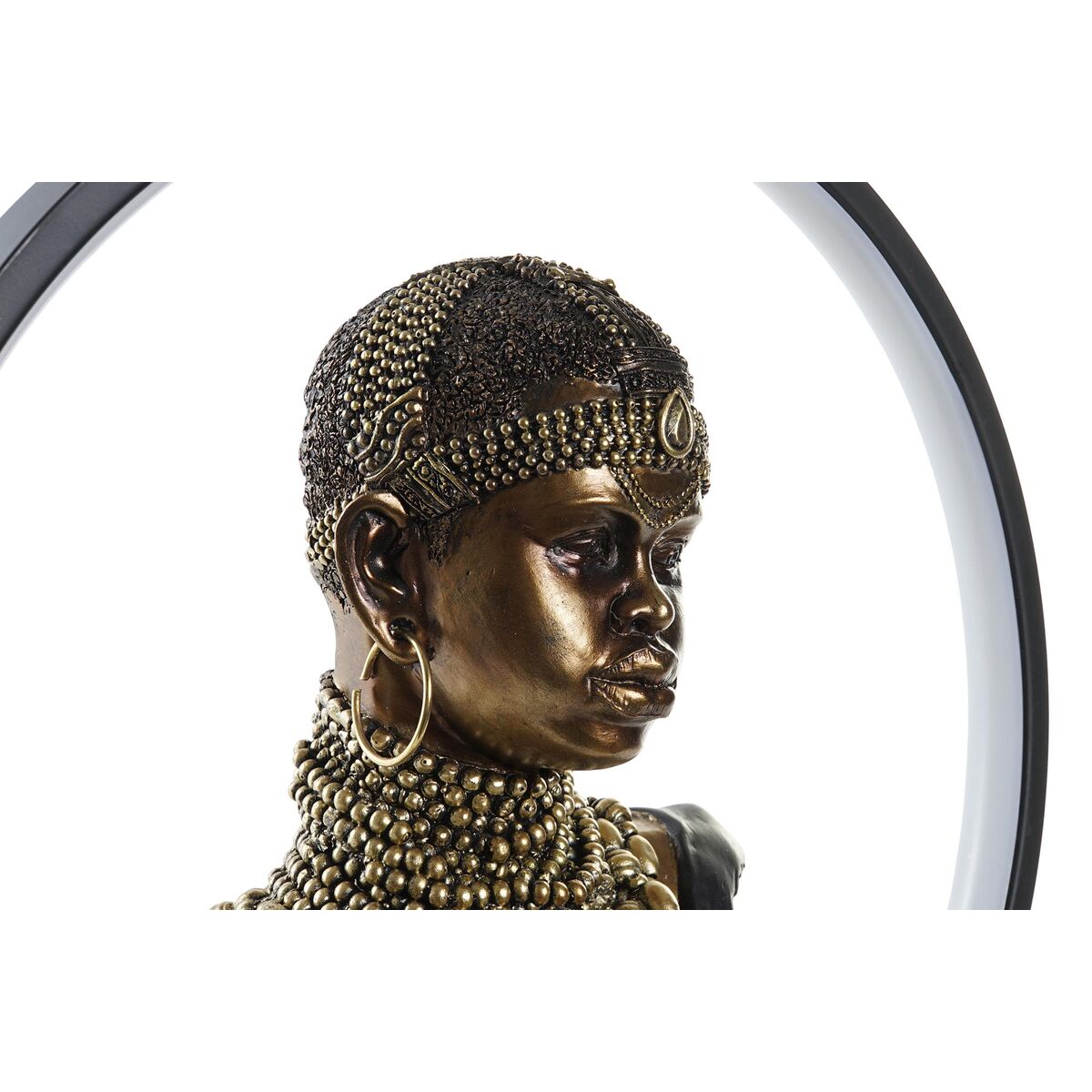 Belysning dekoration DKD Home Decor Harts Afrikanska (35,5 x 11 x 36 cm) - 4