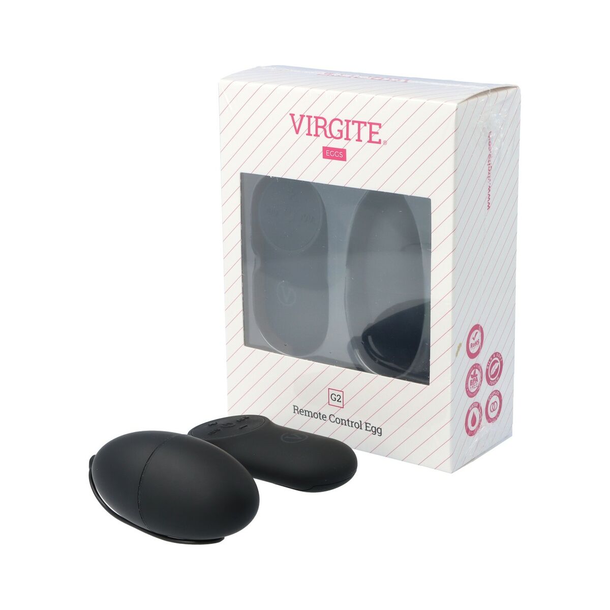 Patronvibrator Virgite Svart - 2