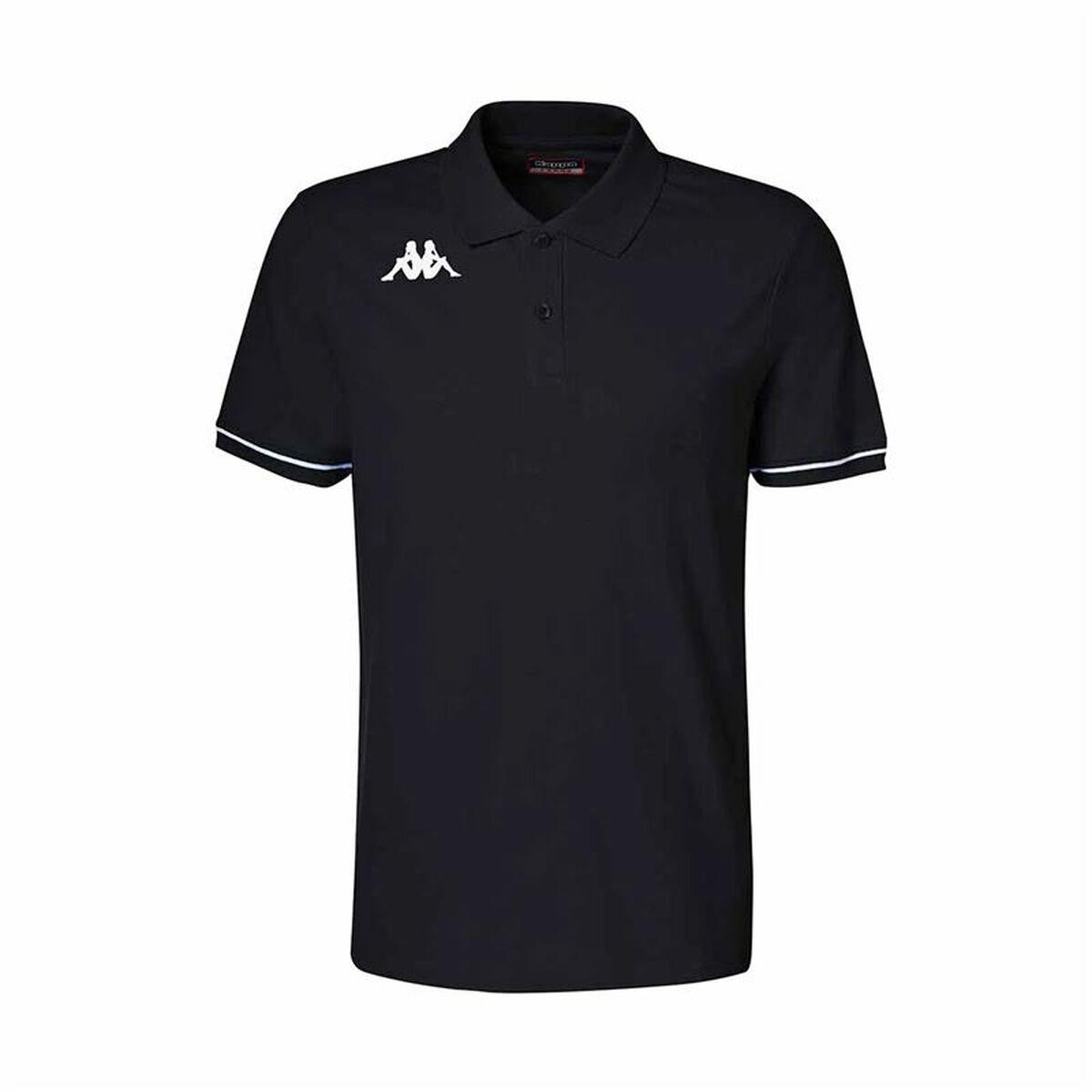Polotröja kortärmad Herr Kappa Kappa Barli Svart 4XL