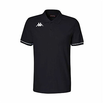 Polotröja kortärmad Herr Kappa Kappa Barli Svart 4XL