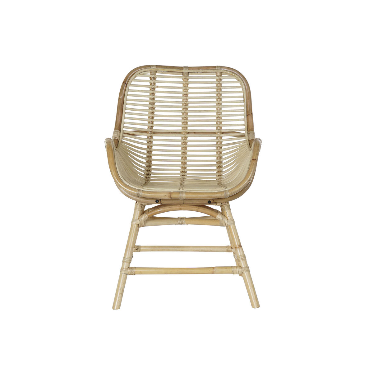 Kerti szék DKD Home Decor Multicolour Naturell Rattan 61 x 58 x 92 cm 62 x 62 x 92 cm - 7