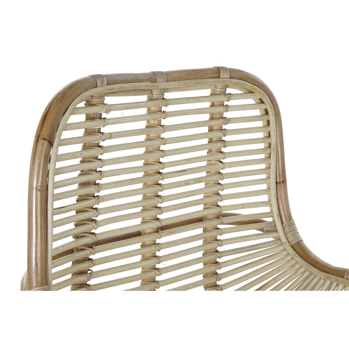 Kerti szék DKD Home Decor Multicolour Naturell Rattan 61 x 58 x 92 cm 62 x 62 x 92 cm - 9