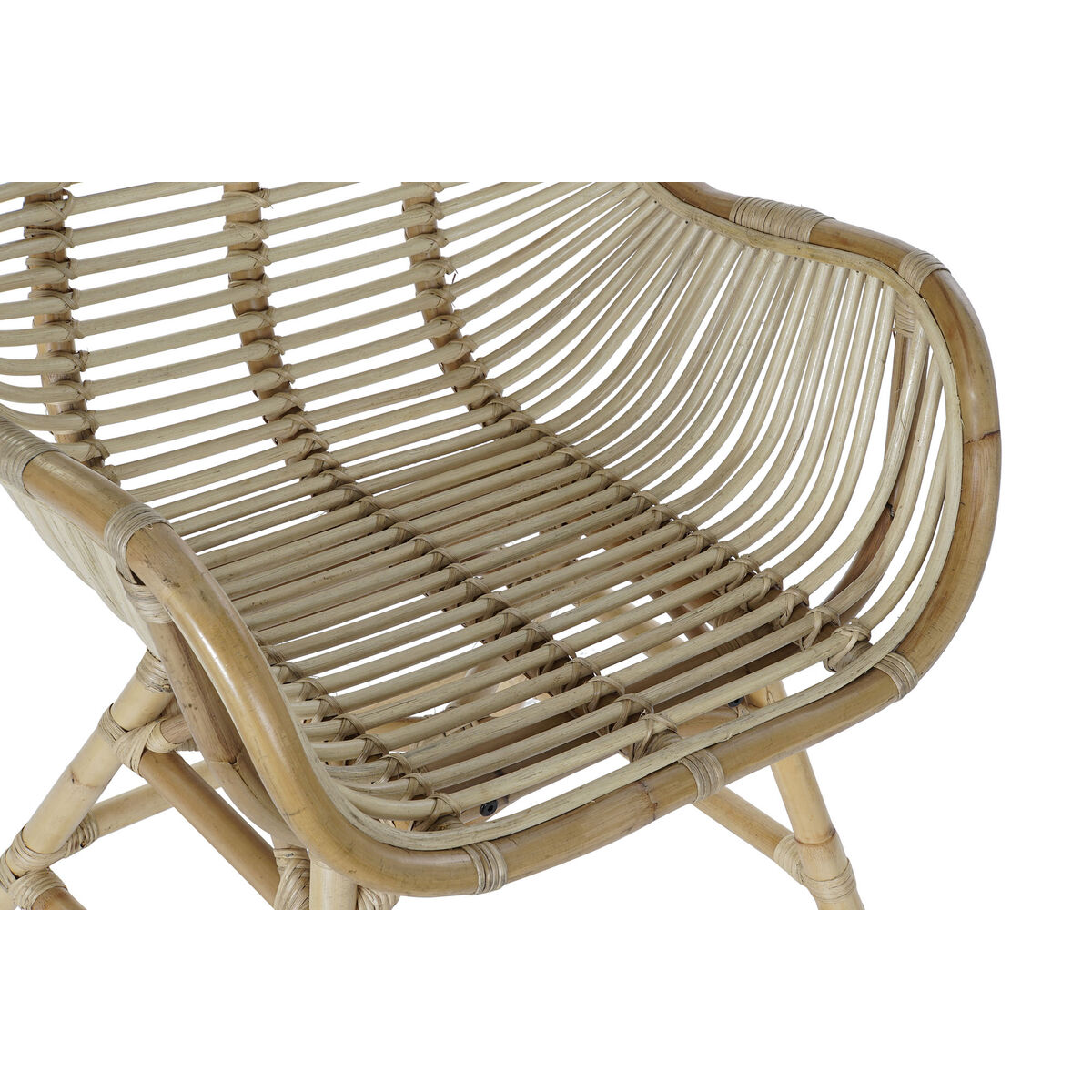 Kerti szék DKD Home Decor Multicolour Naturell Rattan 61 x 58 x 92 cm 62 x 62 x 92 cm - 10