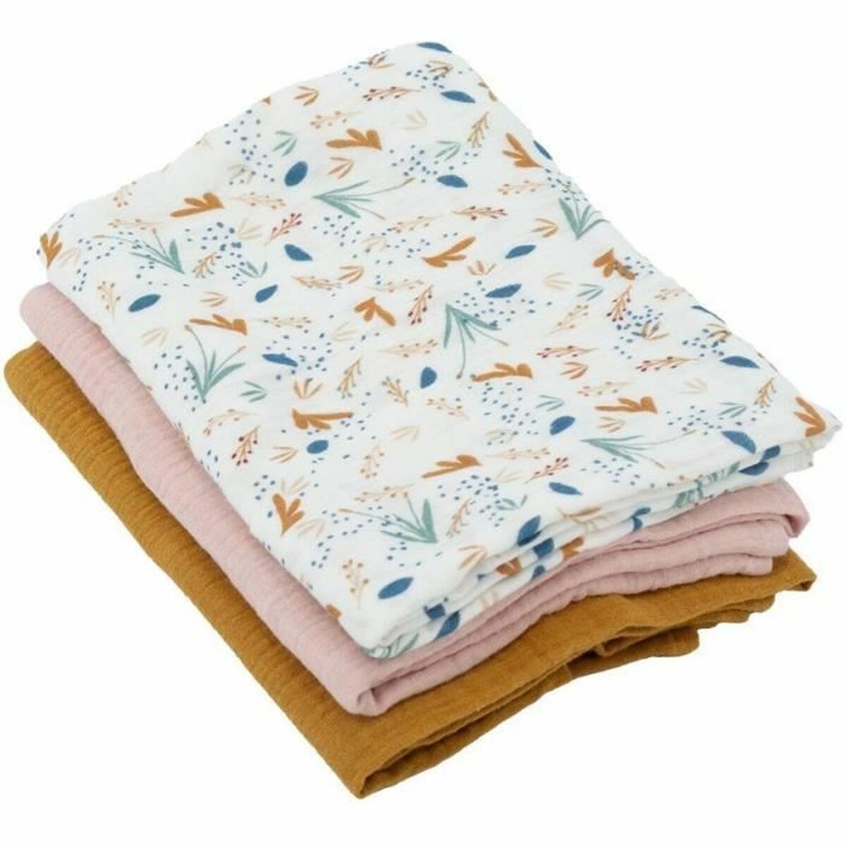Muslin Domiva Brun Resistent 3 Delar (3 antal)