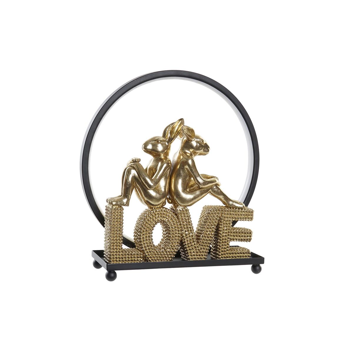 Belysning dekoration DKD Home Decor Love Harts Kanin love 30 x 11 x 31,5 cm - 8