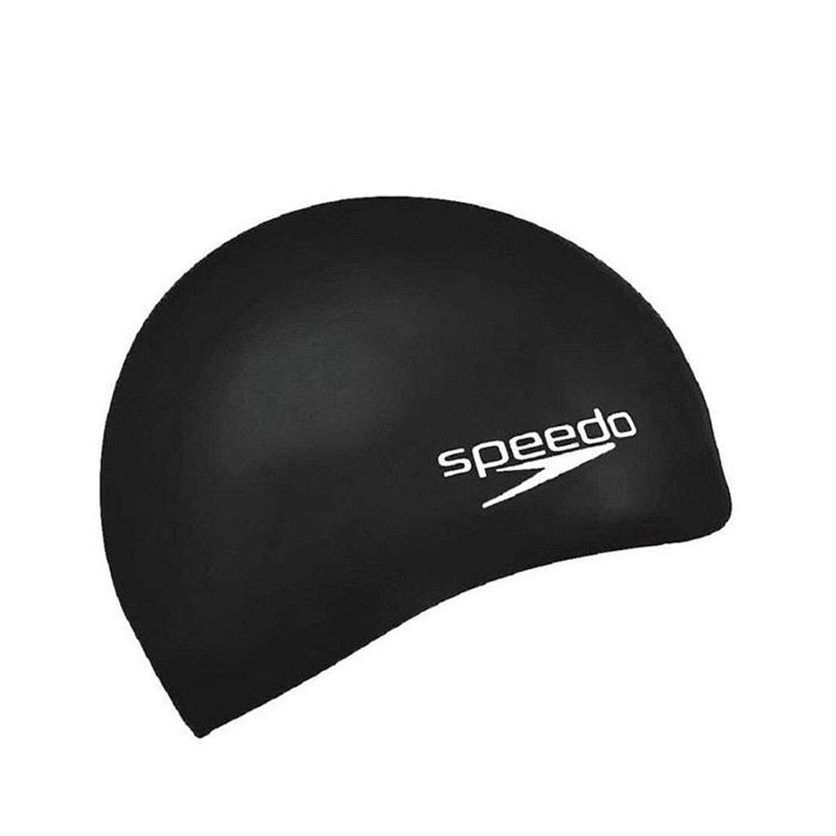 Badmössa Speedo PLAIN FLAT Svart Silikon - 2