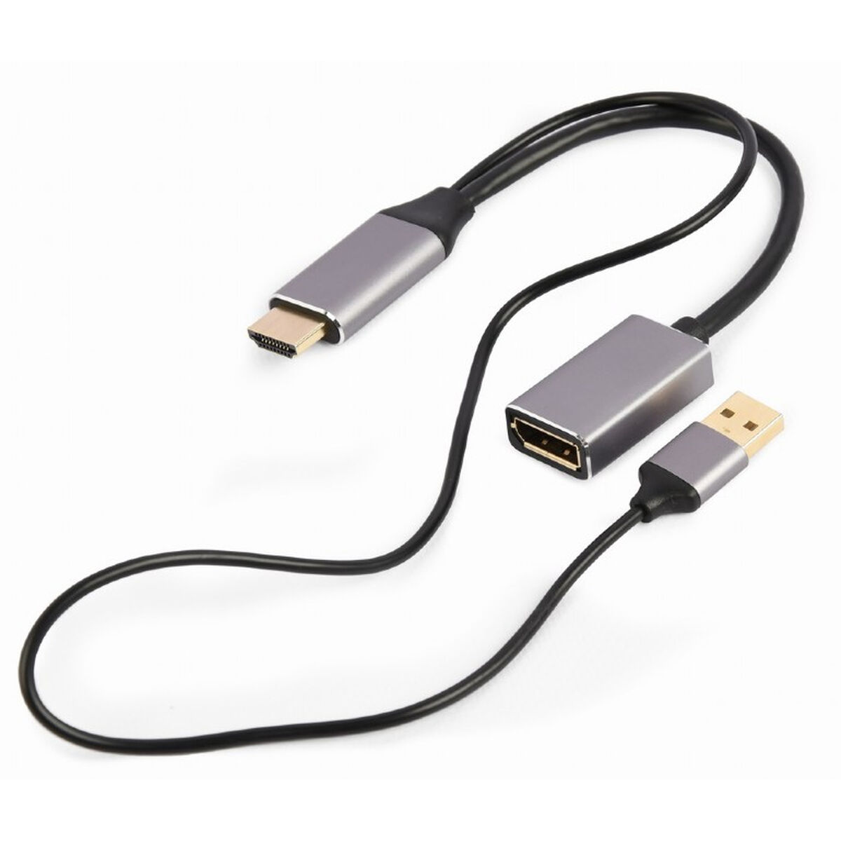 DisplayPort till HDMI Adapter GEMBIRD A-HDMIM-DPF-02 Svart 4K Ultra HD - 3
