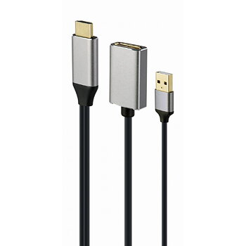 DisplayPort till HDMI Adapter GEMBIRD A-HDMIM-DPF-02 Svart 4K Ultra HD