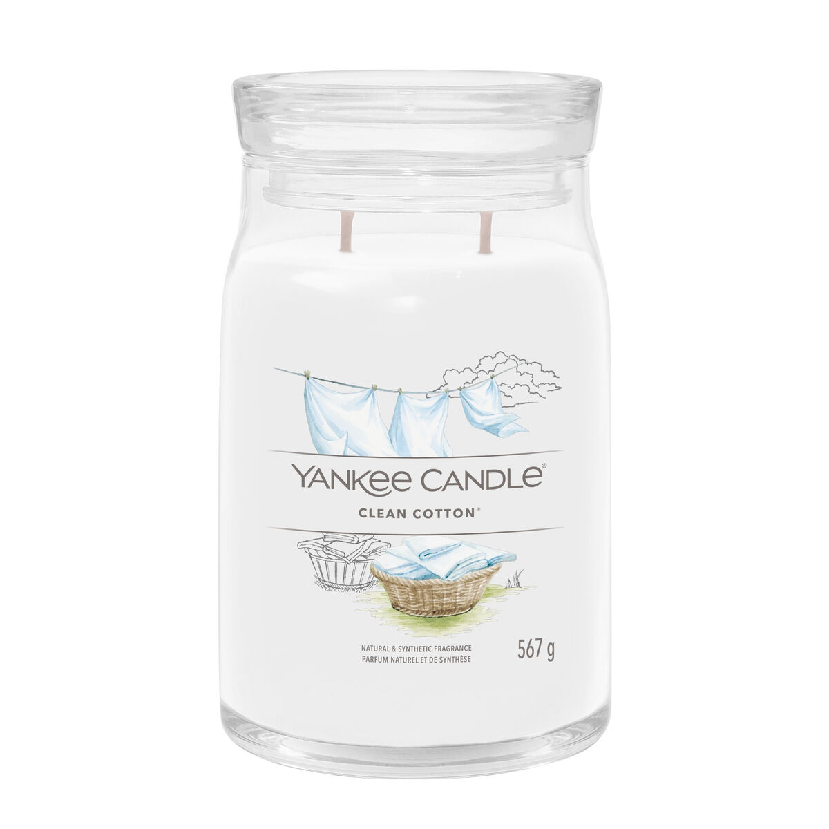 Doftljus Yankee Candle Clean Cotton 567 g