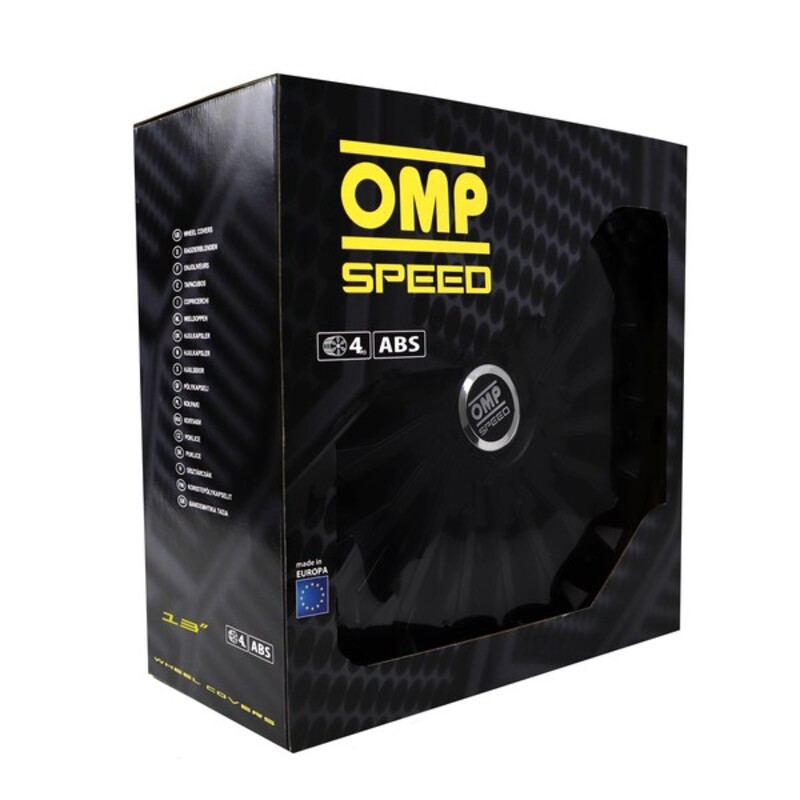 Navkapsel OMP Stinger Speed Svart 13" (4 uds) - 7