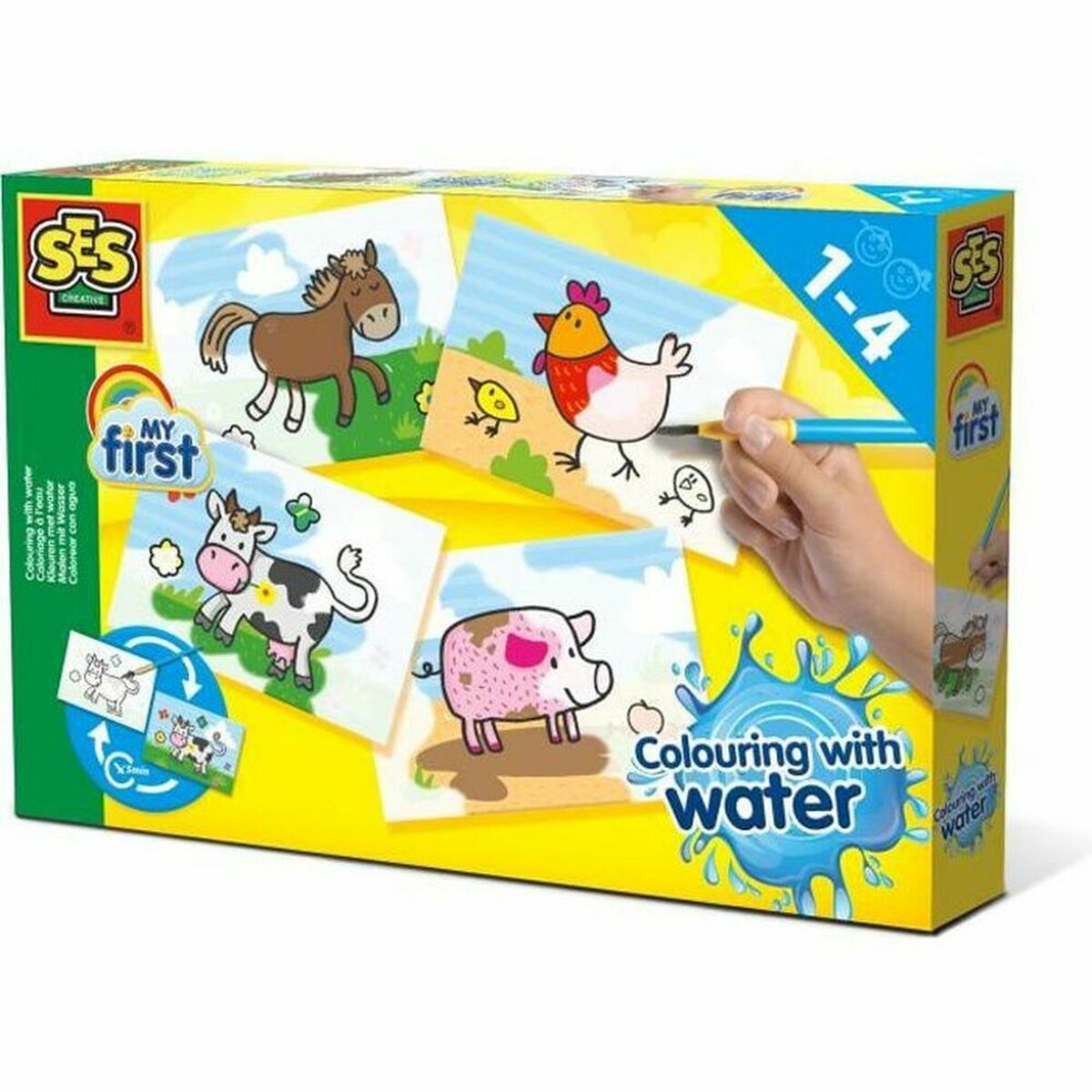 Målarbilder SES Creative Colouring with Water - 2