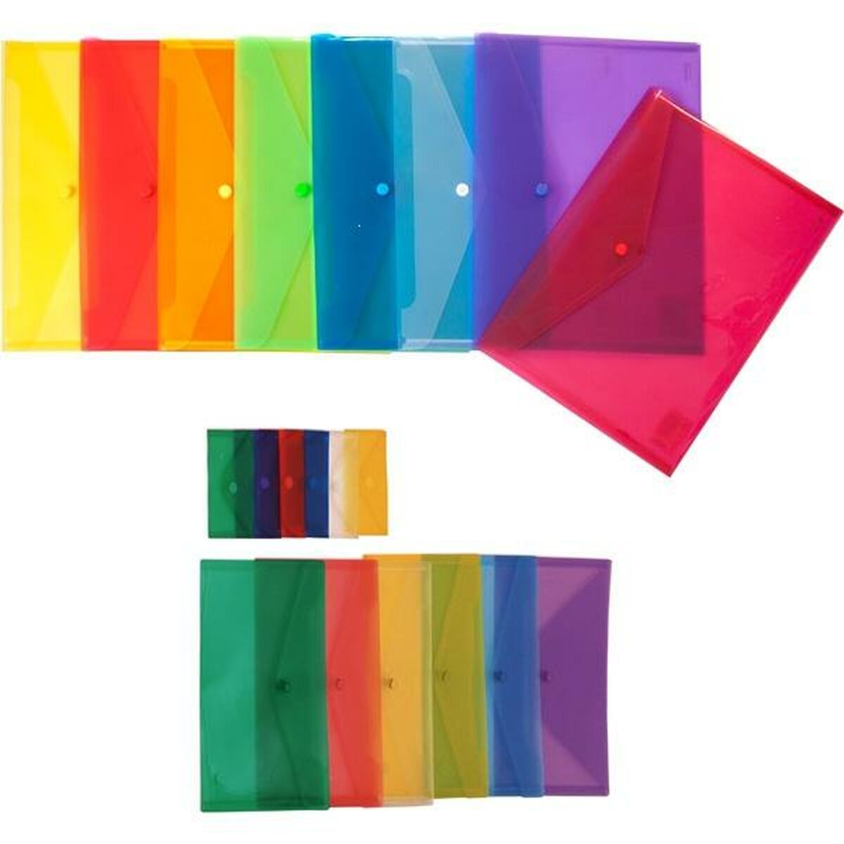 Portföljmapp Grafoplas Transparent A4 polypropen 33,4 x 23,5 cm Lås (60 antal) - 2