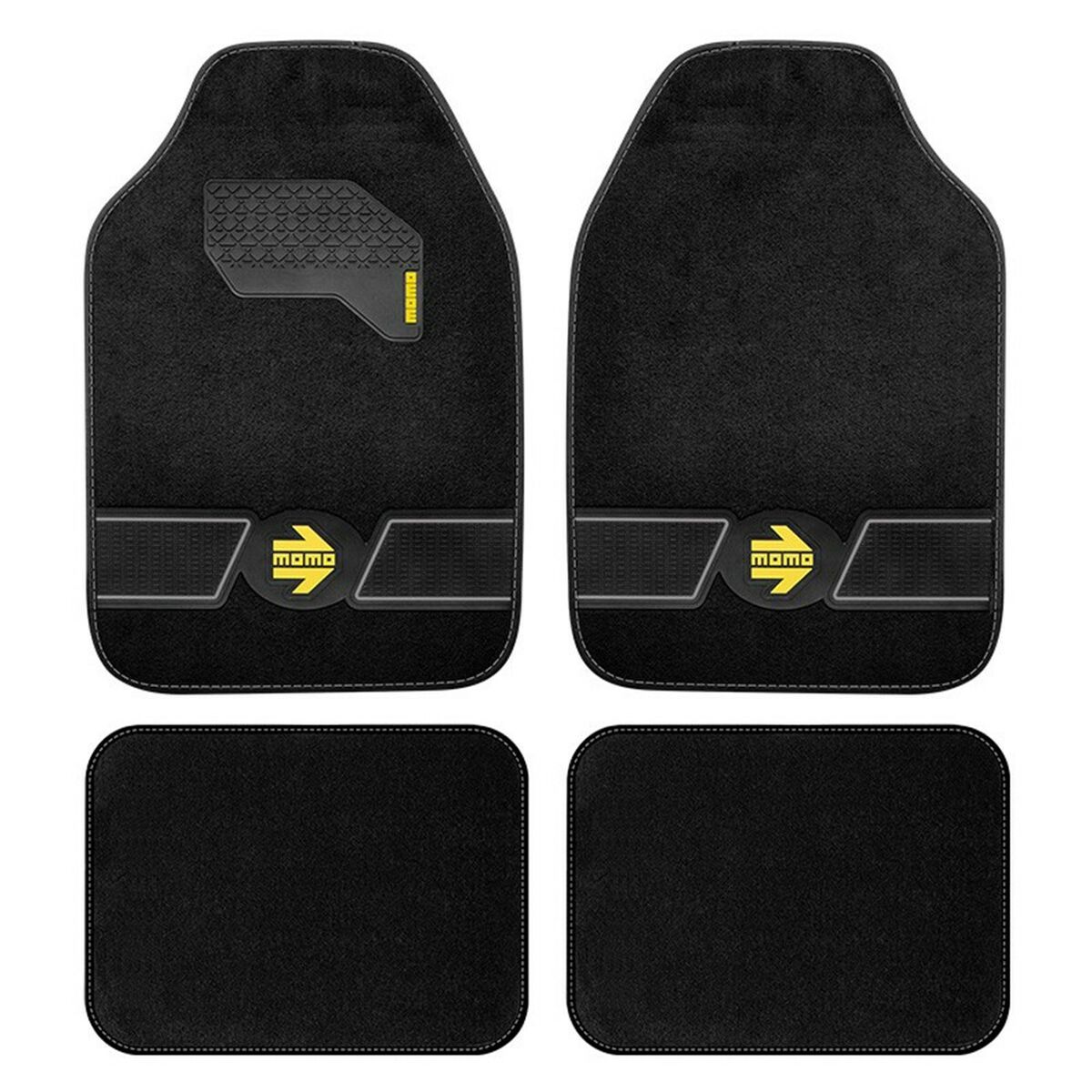 Set med bilgolvmattor MOMO MOMLCM4FUBG Universal 4 Delar - 2
