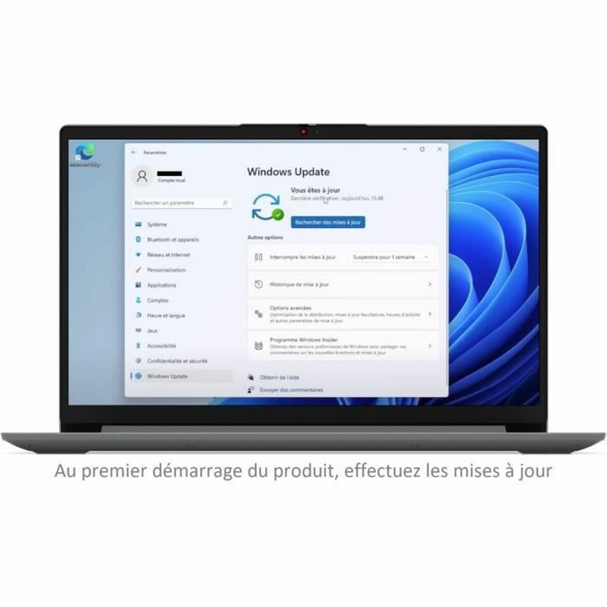Bärbar dator Lenovo 15,6" Intel Celeron N4500 8 GB RAM 256 GB SSD - 2