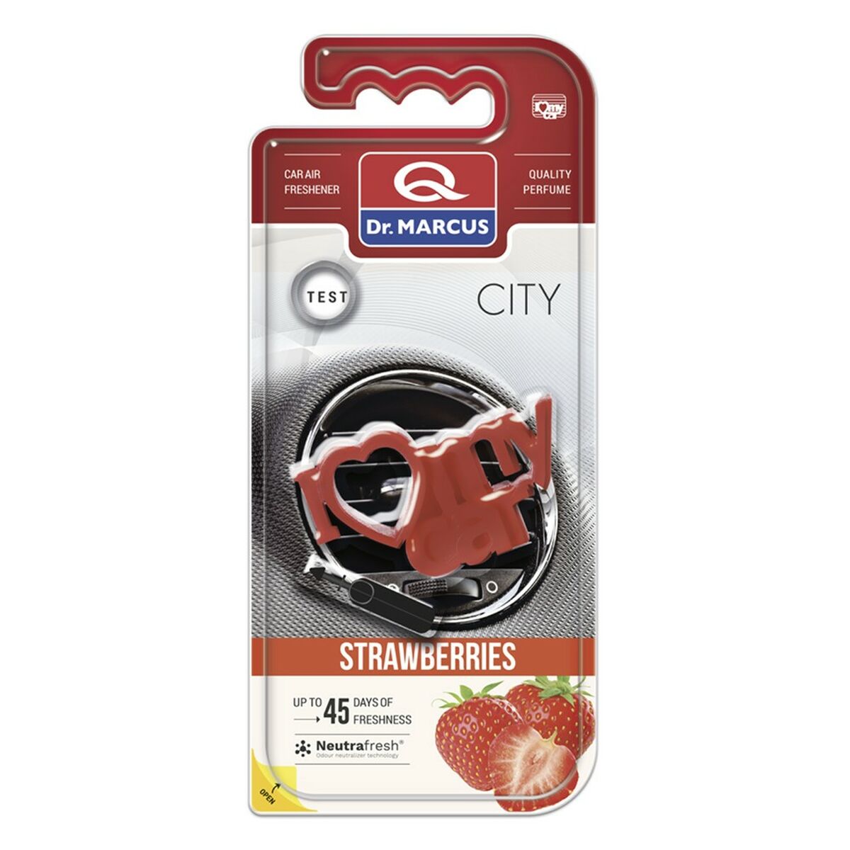 Billuftfreser Dr Marcus City Jordgubbe Plast Doft - 3