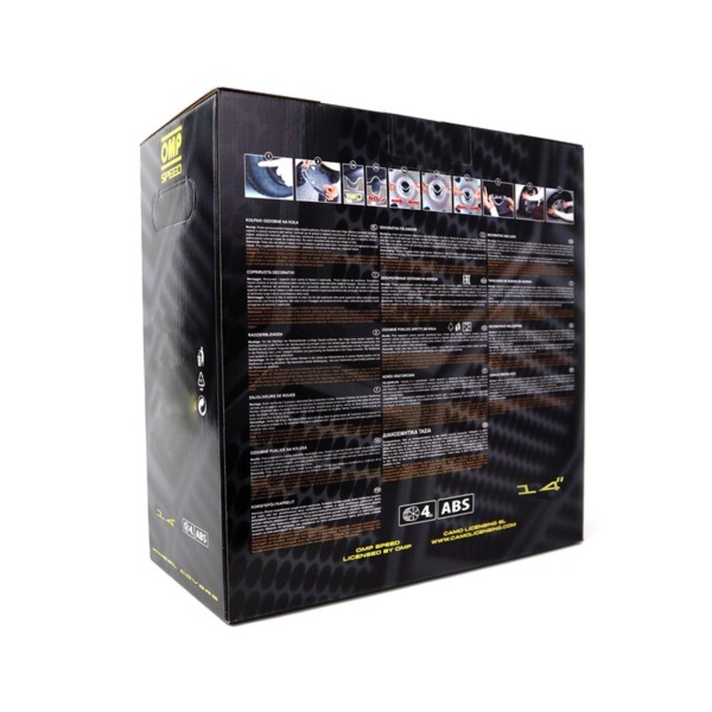 Navkapsel OMP Stinger Speed Svart 14" (4 uds) - 10