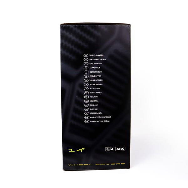 Navkapsel OMP Stinger Speed Svart 14" (4 uds) - 3