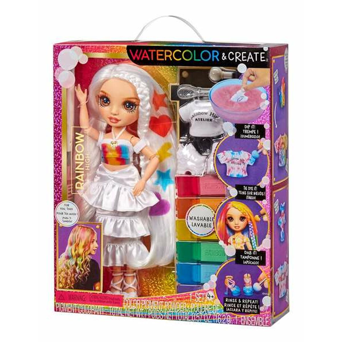 Docka MGA Rainbow High WaterColor & Create 22 cm - 3