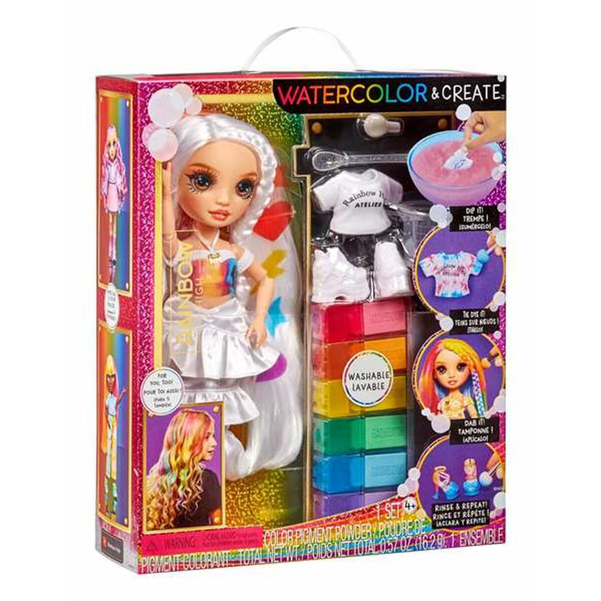 Docka MGA Rainbow High WaterColor & Create 22 cm - 2
