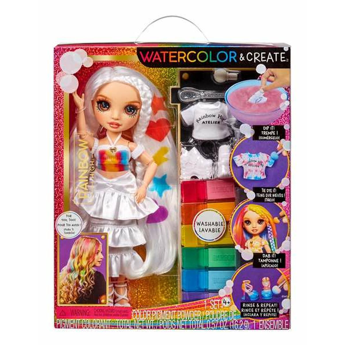 Docka MGA Rainbow High WaterColor & Create 22 cm
