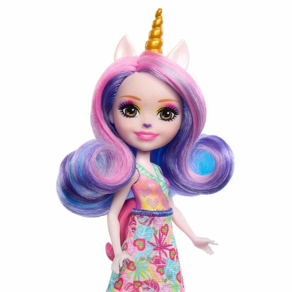 Docka Mattel Enchantimals Sunshine Island 15 cm Enhörning Husdjur - 6