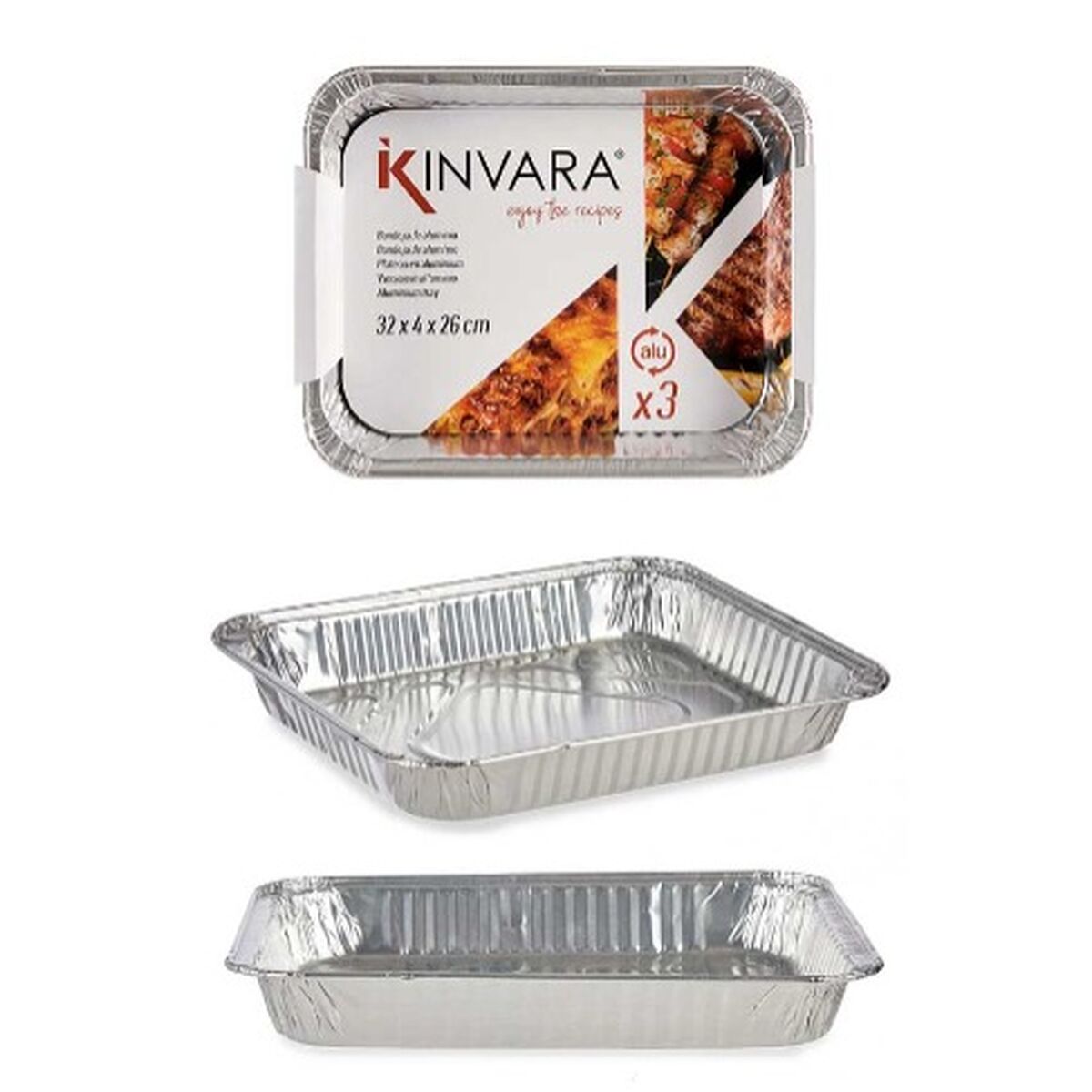 Uppsättning med Brickor Kinvara 12 antal 3 Delar - 2
