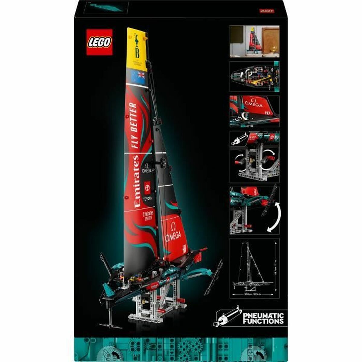 Byggsats Lego 42174 Yacht Emirates Team New Zealand AC75 Multicolour - 6