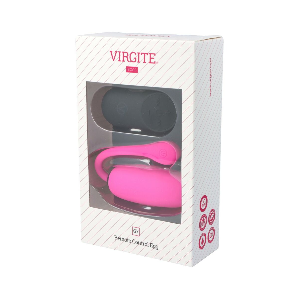 Äggvibrator Virgite Rosa - 4