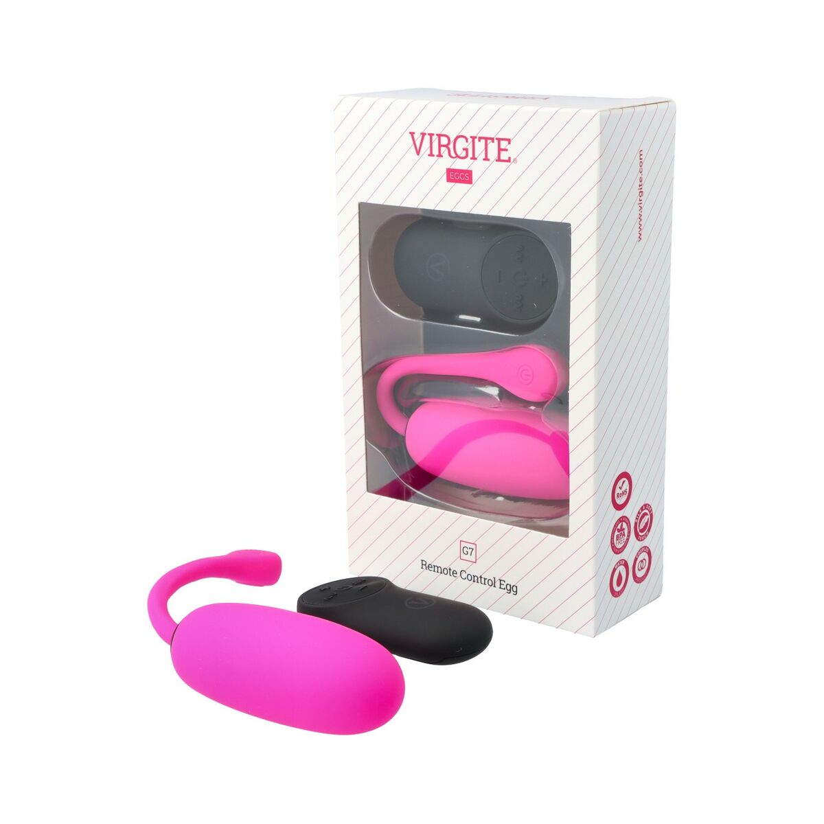 Äggvibrator Virgite Rosa - 2