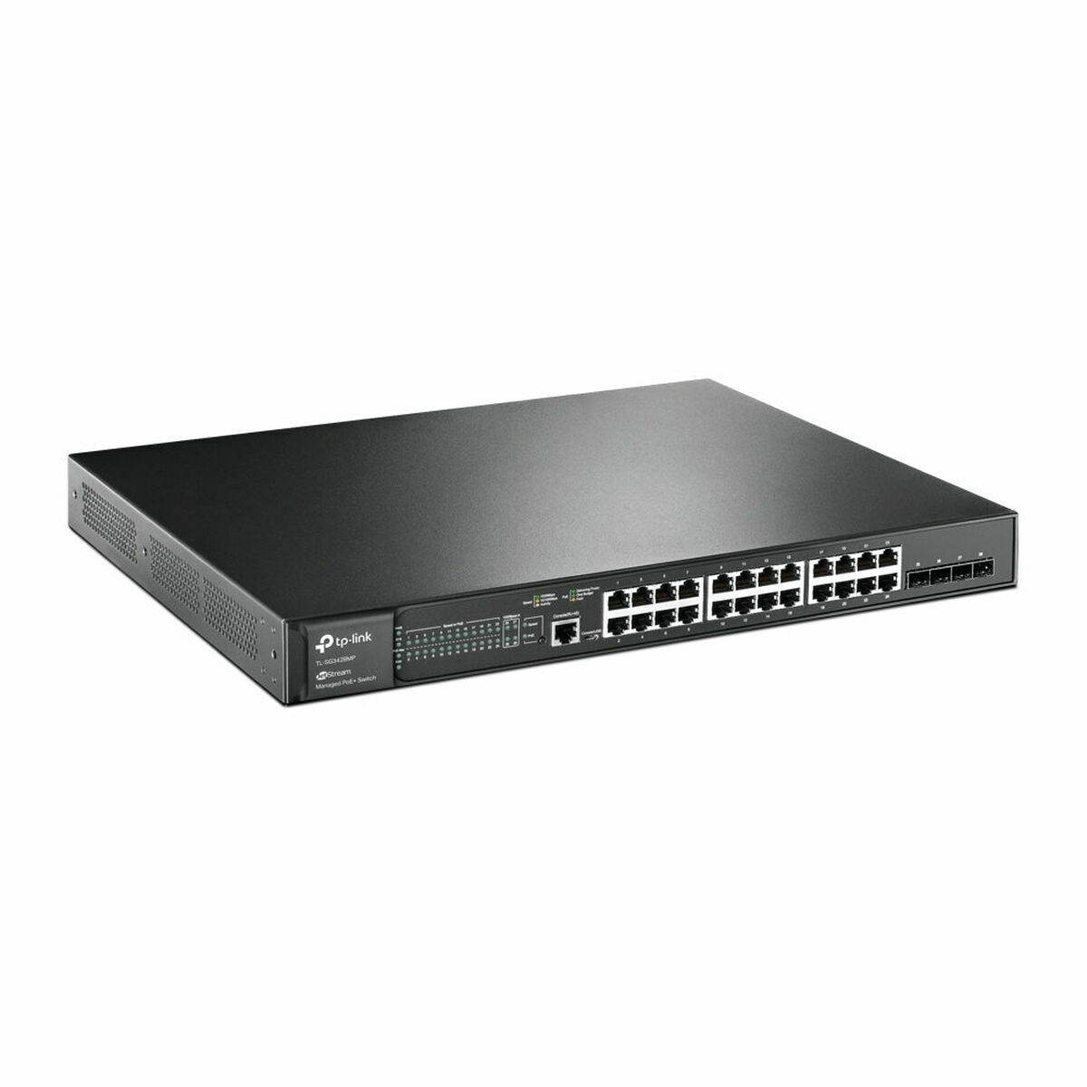 Brytare OR: Strömbrytare (if power/ light switch) TP-Link TL-SG3428MP 24xG + 4xSFP Gigabit Ethernet - 2