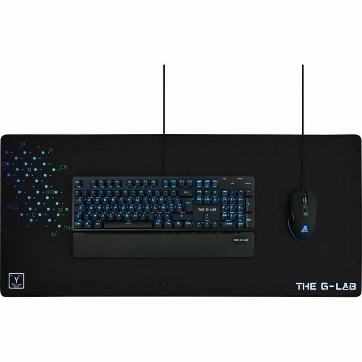Halkfri matta The G-Lab Pad Yttrium Svart 90 x 40 cm - 2