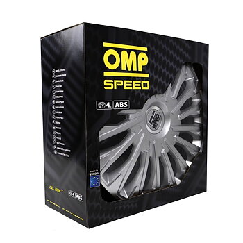 Navkapsel OMP Stinger Speed Silvrig 13" (4 uds)