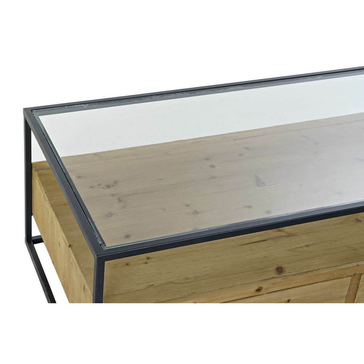 Soffbord DKD Home Decor Metall Glas Gran (120 x 60 x 40 cm) - 4