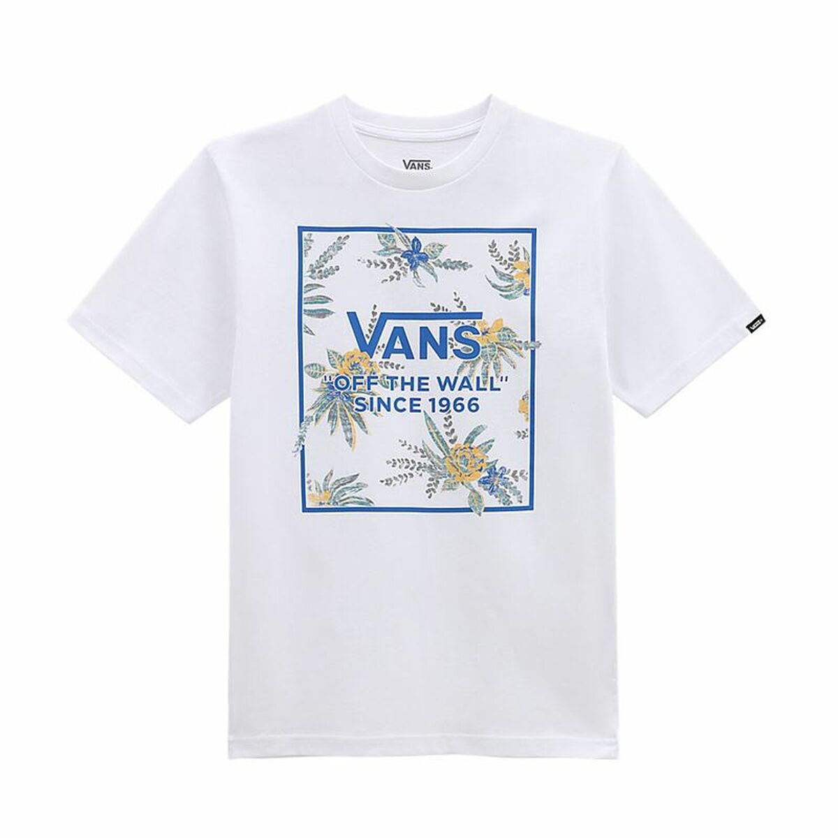 T-shirt med kortärm Barn Vans Califlower Box-B Vit - 7