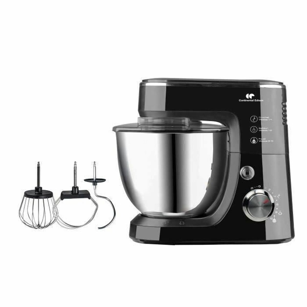mixer-knådmaskinen med skål Continental Edison 800 W - 2