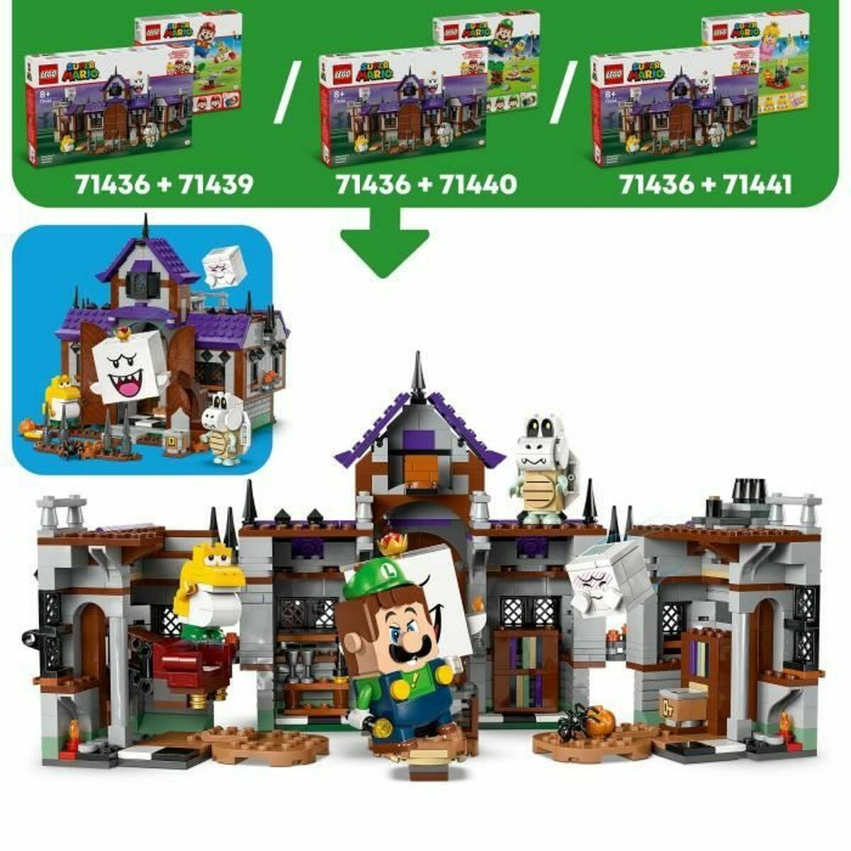 Byggsats Lego King Boo's Haunted Mansion Multicolour - 3