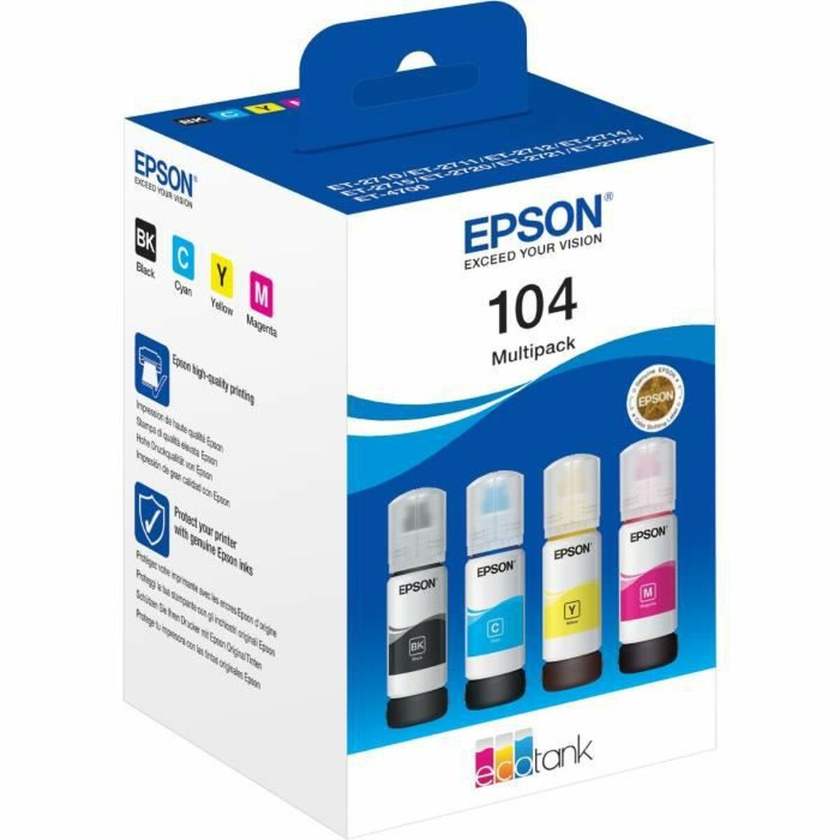 Bläck för patronpåfyllning Epson C13T00P640 Svart Multicolour - 3
