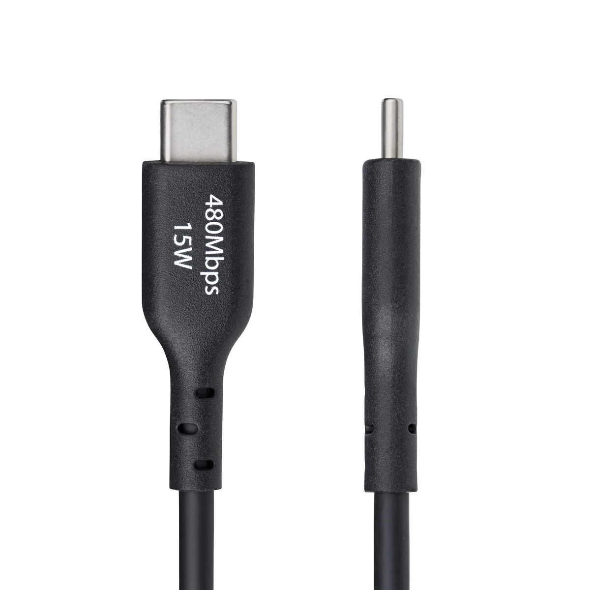 USB-kabel Startech USB2AC15CMBK Svart - 3
