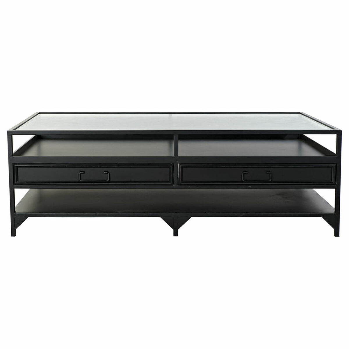 Soffbord DKD Home Decor Metall Glas (120 x 60 x 40 cm) - 5