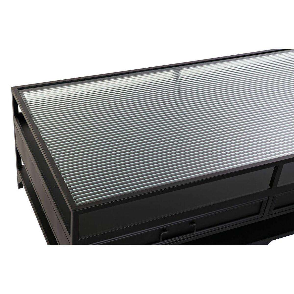 Soffbord DKD Home Decor Metall Glas (120 x 60 x 40 cm) - 6